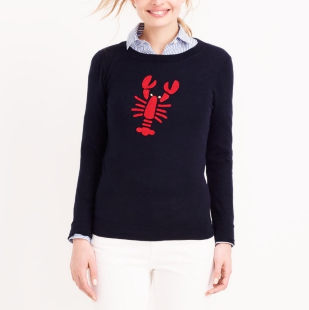 J Crew Lobster Sweater - XS